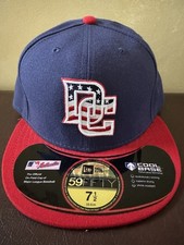 Washington Nationals New Era 59Fifty Cool Base Fitted Cap Hat Size 7 1/2 New Tag
