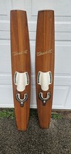Vintage Turnabout Wooden Trick Water Skis