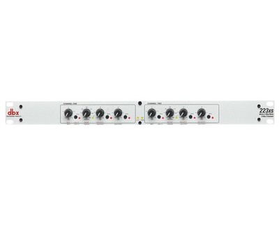 DBX 223xs Stereo 2-Way/Mono 3-Way Crossover w/ XLR & Mono Sum Subwoofer Sub Out