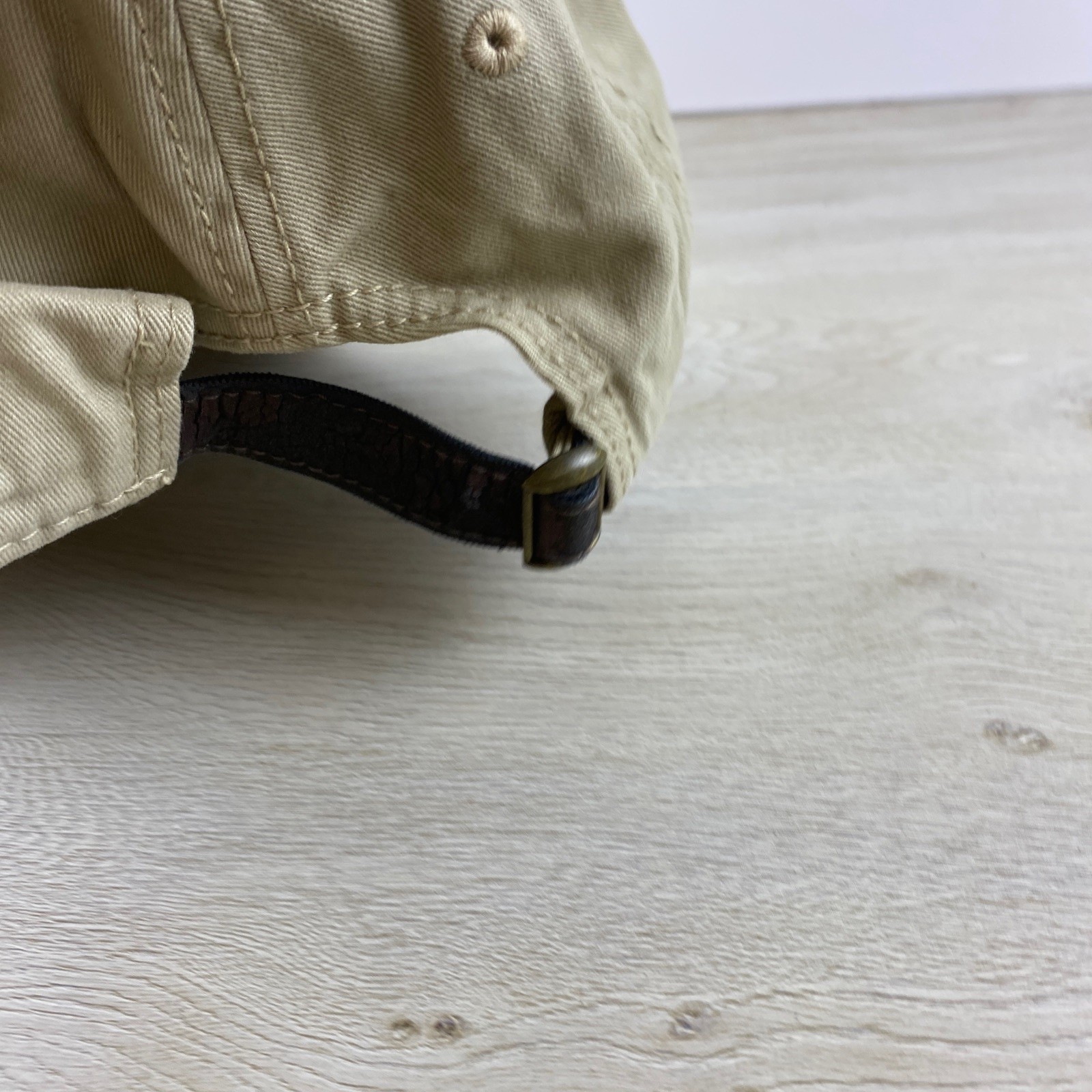 Solid Plain Tan Hat Brown Hat Adjustable Adult Si… - image 6