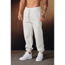 YoungLA Cloud 9 Joggers (Style 266) Oatmeal Size Large New With Tags