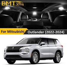11x White LED Map Dome Trunk Light Bulbs for 2022 2023 2024 Mitsubishi Outlander