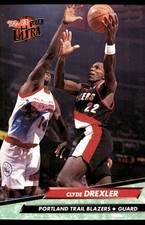 Clyde Drexler 1992-93 Ultra #149 Trail Blazers NBA READ FREE SHIP AutographDen