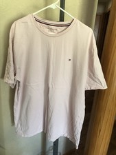 Mens Tommy Hilfiger Light Pink Tshirt Size XXL GUC 