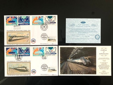 GREAT BRITAIN & FRANCE 1994 CHANNEL TUNNEL 4v  JOINT BENHAM FIRST DAY COVERS