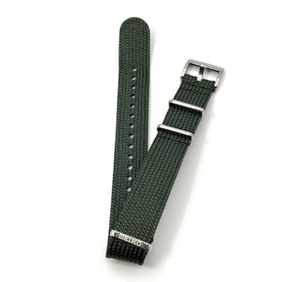 SEIKO Original Grün Uhrenarmband Stoffband 20mm RS18C20GN Neu