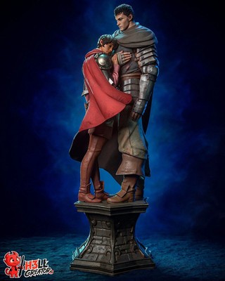 Guts and Casca - Berserk 3D Druck Fan-Art Figur 267mm