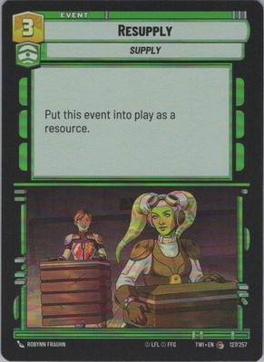 Foil Resupply Common Spark of Rebellion 126/252 NM
