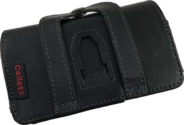 CELLET NOBLE BLACK LEATHER CASE BELT CLIP FOR BLACKBERRY CURVE 9360 9330 8330 - Image 3 of 4