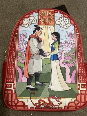 Loungefly Stained Glass Mulan s-l400.jpg main image 3