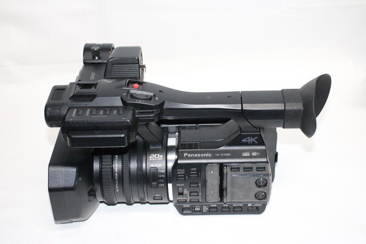 Panasonic HC-X1000 4K Ultra HD Camcorder With Panasonic Battery