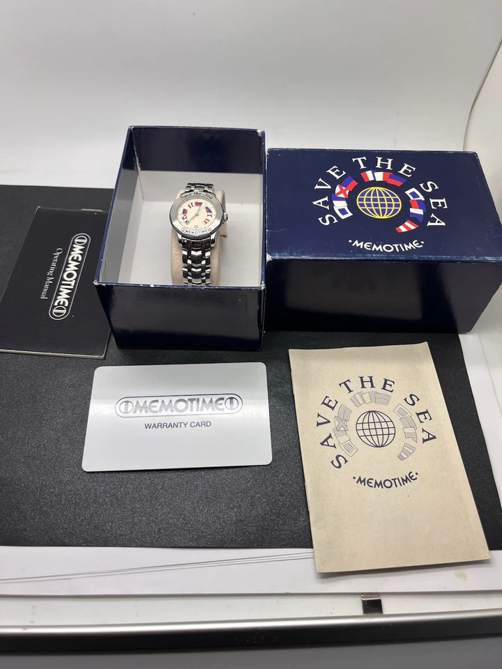 RELOJ SEÑORA CORUM MEMOTIME SAVE THE SEA EDICIÓN LIMITADA HECHO EN SUIZA Caja G2U Foto 3 de 4