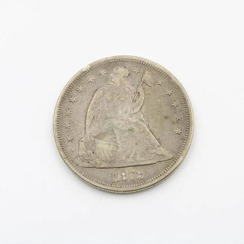 1872 Seated Liberty One Dollar Philadelphia United States Silver Coin NR #C791-1