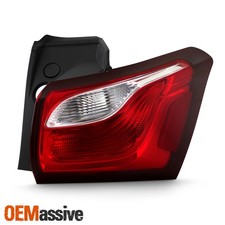 For 2018-2020 Chevy Equinox w/Incandescent Chrome Red Tail Light Outer Passenger