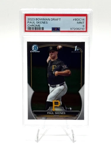2023 Bowman Draft Paul Skenes 1st Chrome Pittsburgh Pirates #BDC-14  (PSA 9)