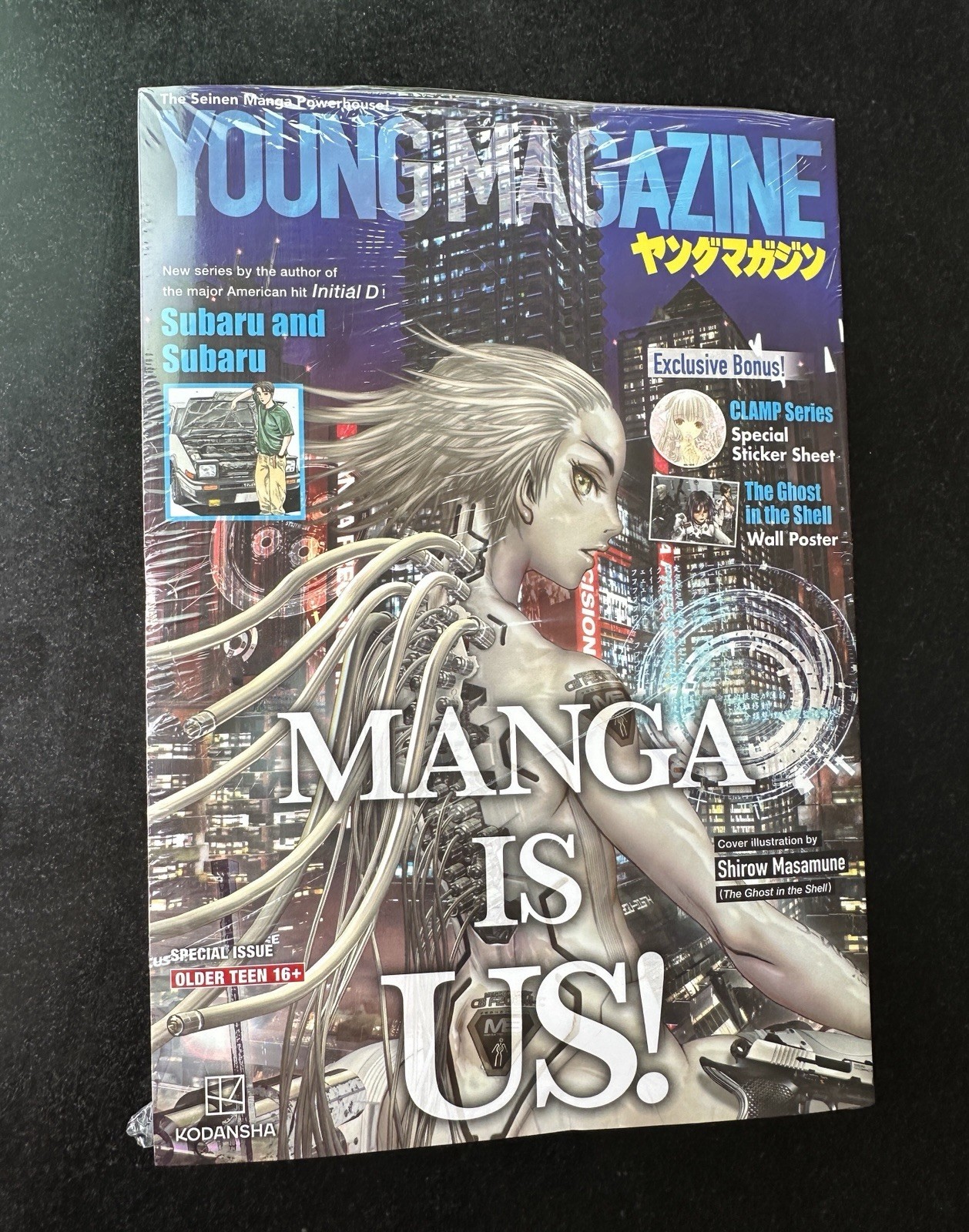 Seinen Manga Young Magazine 45th Anniversary Special KODANSHA + Sticker & Poster
