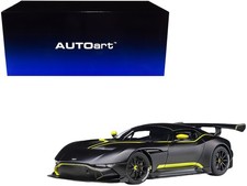 Autoart 70262 Aston Martin Vulcan Matt Black with Lime Green Stripes 1/18
