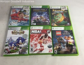 Microsoft Xbox 360 S Model 1439 Console W/ Accessories & Games(Powers On/Tested)