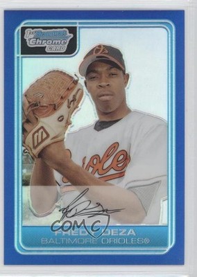 2006 Bowman Chrome Prospects Blue Refractor 5/150 Fredy Deza #BC57 4ns
