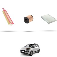 Hoffcar Wartungskit - 3 Filter Kompatibel Mit Citroen C3 Picasso 1.6 VTI 88KW