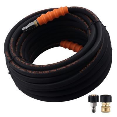 #ad #ad 3 8quot; Pressure Washer Hose 70FT 4800PSI Flexible Steel Wire Braid $88.05