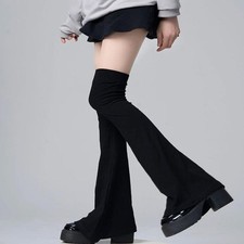 Y2K Leg Stockings Elasticity Slimming Knee Socks Japanese Style Spicy Femboy