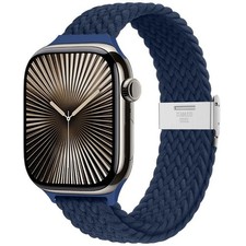 Braided Loop Strap for Apple Watch 49 46 45 44 42 41 40mm Series 10 9 8 7 SE