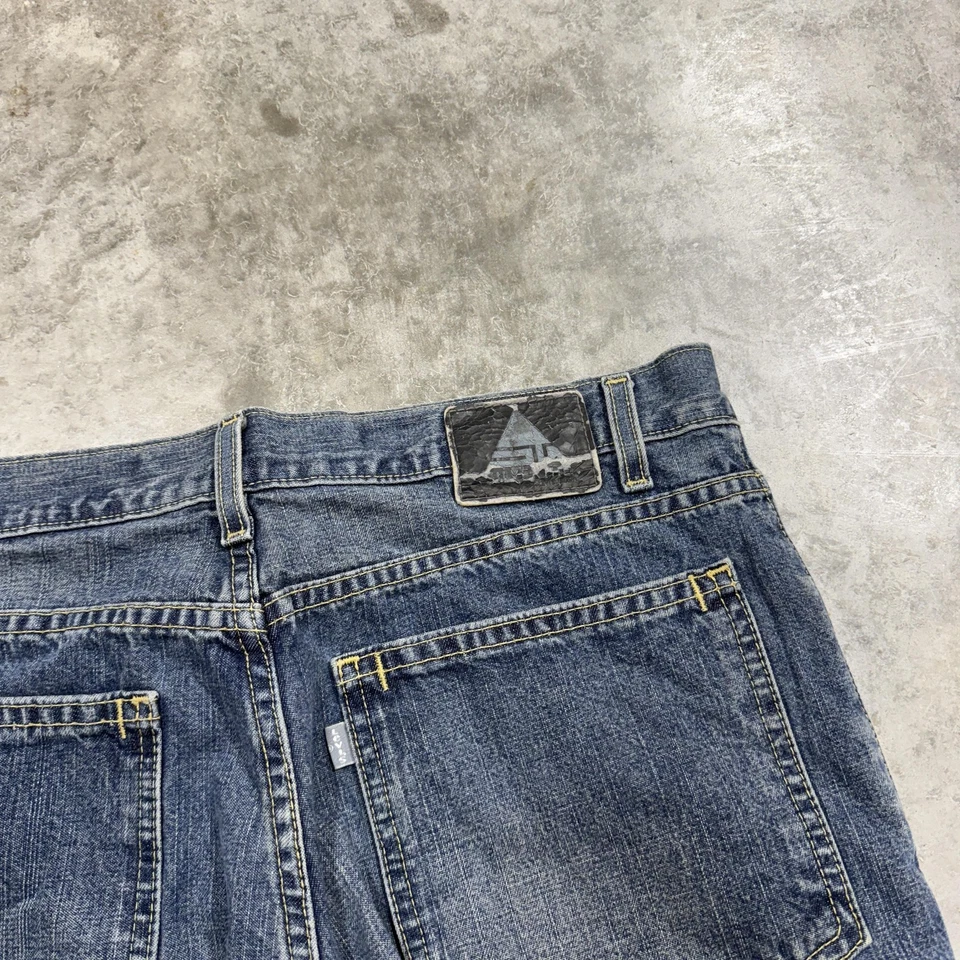 Levi's SilverTab Jeans Mens 33x32 Blue Low + Loose Baggy Denim Pants Y2K - Image 2 of 4
