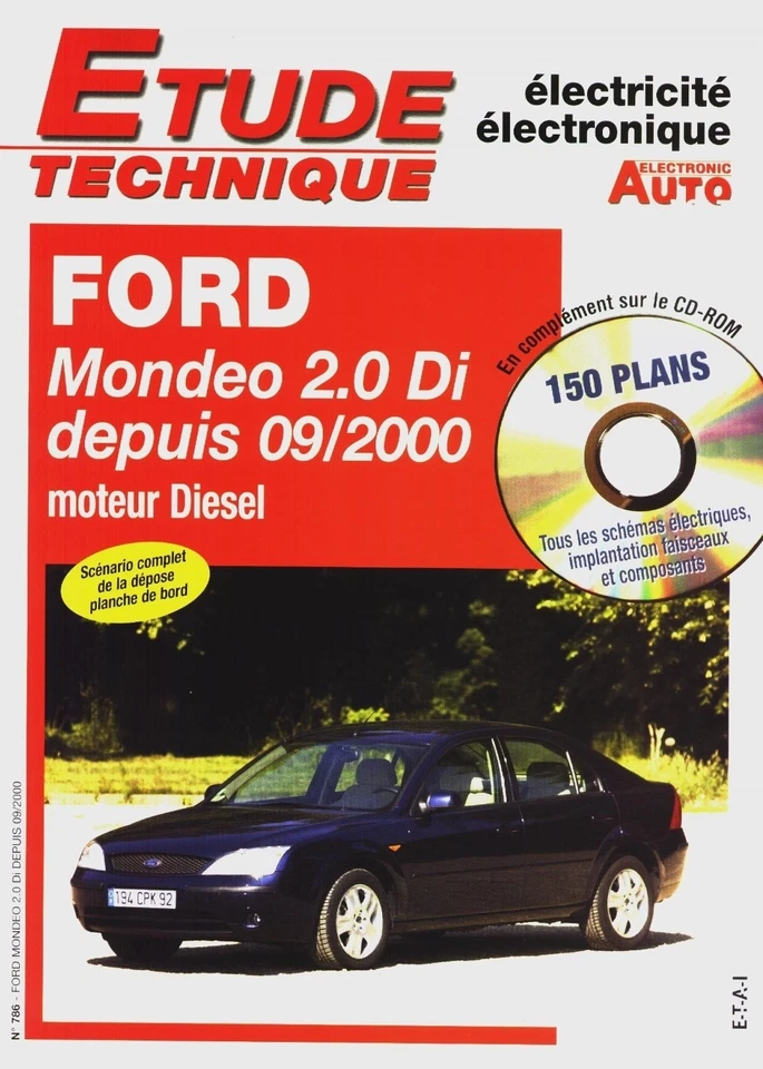 MANUALE RECENSIONE RIPARAZIONE AUTO PDF FORD EAV 786 - FORD MONDEO - Immagine 2 di 2