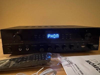 Donner MAMP2 Audio Power Amplifier Receiver 600W Optical USB Aux Input For Sale