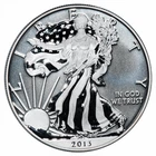 2013W Enhanced Proof American Silver Eagle $1 Raw