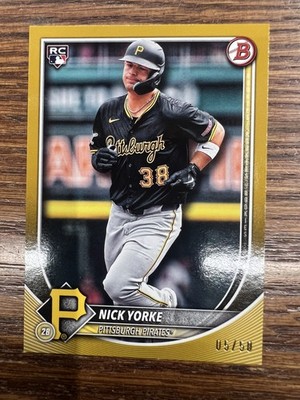 2025 Bowman #97 Nick Yorke Gold #/50