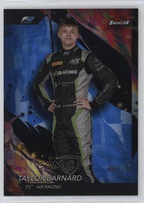 2024 Topps Finest Formula 1 Uncommon Blue Refractor 132/150 Taylor Barnard 02v3