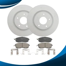 11.65'' (296mm) Front Disc Rotors Ceramic Brake Pads for 2007-2013 Nissan Altima