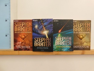 Stephen Baxter 4 Bücher  Eroberer Evolution Sternenkinder Imperator