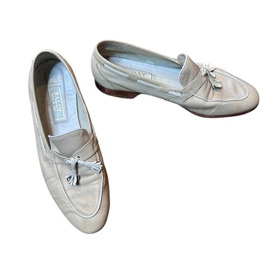 Bally Vintage Italian Made Apollo Beige Tassel Loafers Size 8.5 il_fullxfull.7501715333_dbjg.jpg main image 3