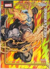2026 Topps Chrome Marvel Comics Hellverine #125 Human Torch Refractor 4/39 NM