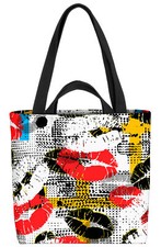 Lippen Pop Art Kunst Retro Design Tasche Lippen Pop Art Kunst Retro Design Lipp