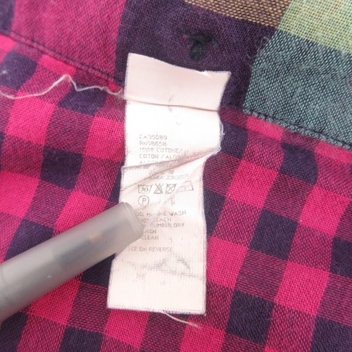 Camisa de Yate Paul Shark Para Hombre 42 (Grande) A Cuadros Manga Larga Abotonada Hecha en Italia - Imagen 8 de 8