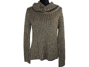 gold turtleneck sweater