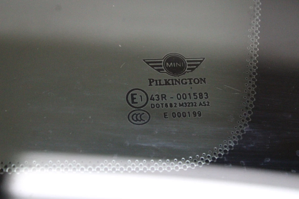 Mini Cooper Countryman 2012 cuarto trasero derecho cristal 43R-001583 OEM 10 11 12 13 Foto 2 de 4