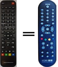 Telecomando gia' programmato per I-CAN