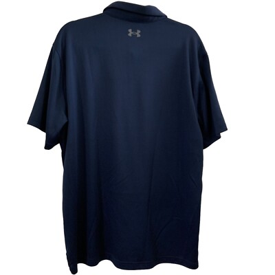 Under Armour Loose/Coupe Lache Suelto 2XL S/S Polo Navy Blue | eBay