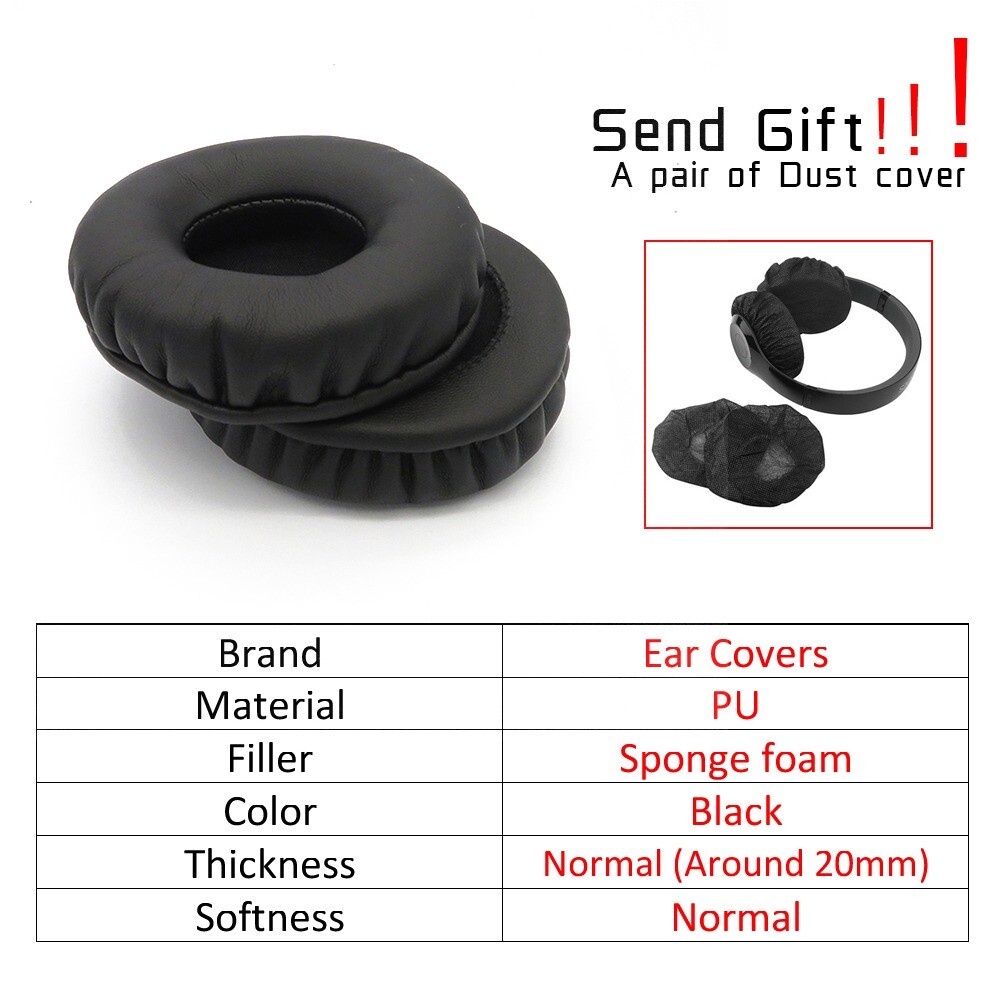 Replacement EarPad Cushion Cover For Pioneer SE MJ561BT Headphone