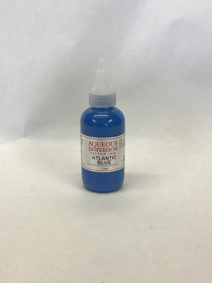 INSPIRE TATTOO SUPPLIES LTD Tattoo Ink - Atlantic Blue 75ml Professional Quality Ink Inspire Uk