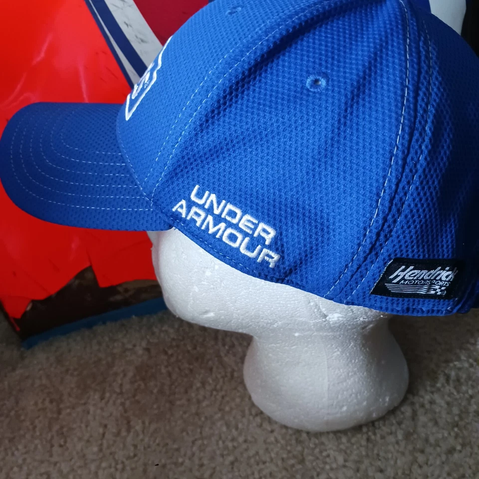 Gorra azul emitida por el equipo Hendrick Motorsports Lowe's 48 Jimmie Johnson UA NASCAR Foto 3 de 4