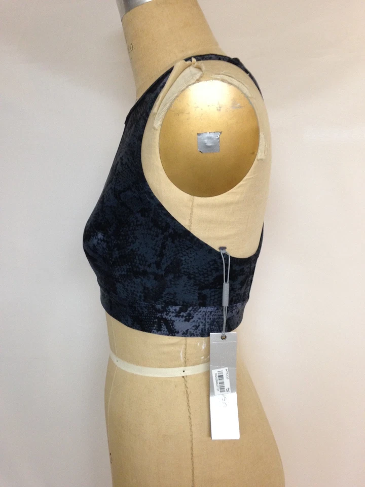 Bralette de malla estampada Calvin Klein PF7T2811 Combo azul audaz Nuevo con etiquetas Foto 2 de 4