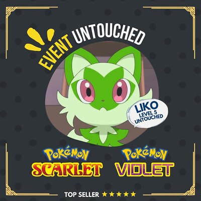 Sprigatito Liko s  Event Horizons Distribution Untouched Pokémon Scarlet Violet