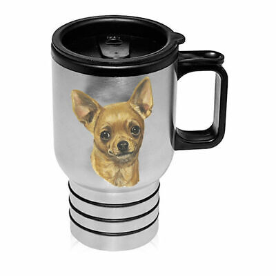 Chihuahua Tan Stainless Steel 16oz Tumbler