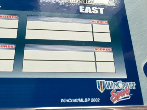 WinCraft MLB BASEBALL Magnetic Team Standings Board 30 Teams RARE 2003 Vintage - Picture 7 of 14